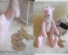 Мишка Тильда ручной работы "Розовые сны"