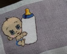 Метрика (вышитая) для малышей!