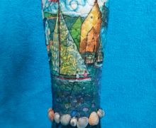 Ваза (декупаж)