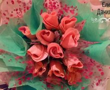 букет из конфет