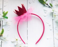 Ободок Корона, разные цвета