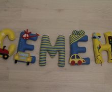 Именная гирлянда из фетра.