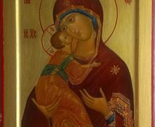 Икона Божией Матери Владимирская. (Извод прп. Андрея Рублева)