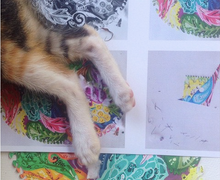 Открытка Zentangle