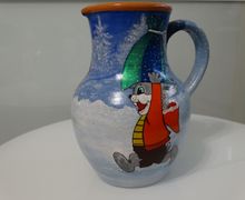 Новогодний кувшин —ваза.