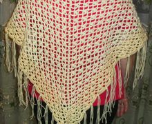 шаль крючком