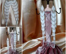 Серьги-кисти из японского бисера