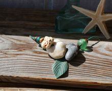 Колье с галькой «Морской букет»