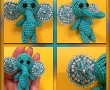 Брошь,, Слонёнок,,