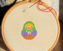 Вышивание крестиком современный способ