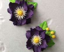 Заколки на волосы из фоамирана