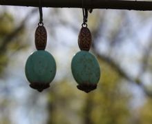 Серьги "Весеннее небо"