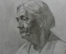 портрет пожилой женщины