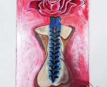 Картина "Женщина роза" автор A.Knabengof