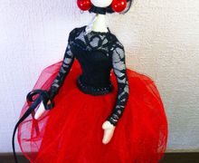 Интерьерная кукла-тряпиенс "Балерина"