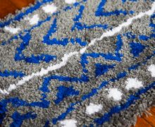 Как связать уютный прикроватный коврик