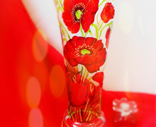 Ваза интерьерная "Маки"