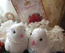 Вязаные голуби