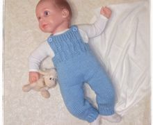 Полукомбинезон вязаный