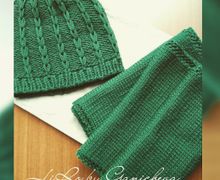 Комплект шапка+снуд ( Италия)