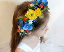 Ободок/повязка на пучок