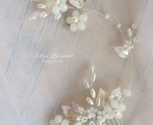 Гребень с веточкой "серебро"