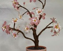 Ночник Сакура из бисера