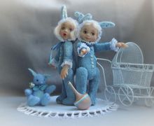 Карманные Тедди-долл "Зайчонки-сестренки"