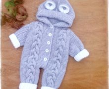 Комбинезоны детские вязаные