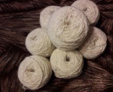 Пряду собачью шерсть. За 100г