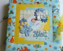 Детский фотоальбом на первый год жизни