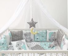 Бортики в кроватку, постельный набор в кроватку