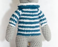 Серый Волчок амигуруми