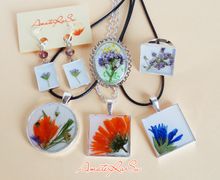 Украшения с сухоцветами