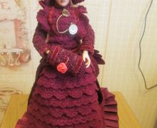 одежда для куклы "Зимний дорожный костюм"