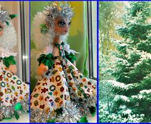 Интерьерная кукла - Ёлка