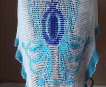 Шаль "Бирюзовый цвет"