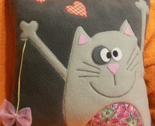 Декоративная подушка "Пойдем поиграем!"