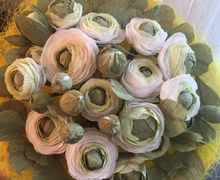 Видео МК - Ранункулюсы из гофрированной бумаги