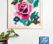 Картина на стену мега-крестиком