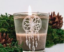 "Ловец снов" гелевая свеча