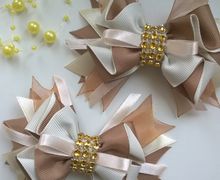 Набор бантиков - заколочек для волос