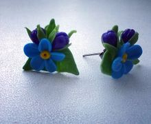 серьги "запах лета"