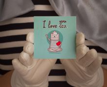 Открытка-мини In Love You (Sea)