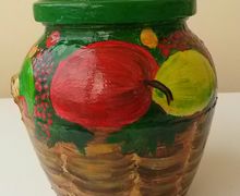 Баночка для мелочей " ягодное лукошко "