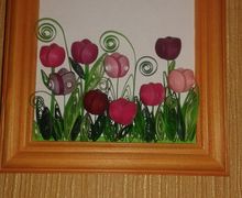 Картины в технике Контурный квиллинг