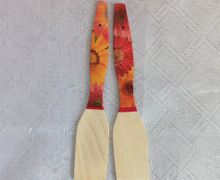 Разделочные декупажные доски и лопатки "Герберы"