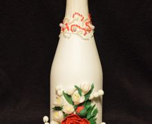 Праздничная бутылка шампанского