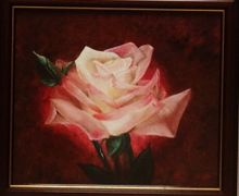 Картина маслом "Роза"