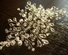 Хрустальное украшение в прическу